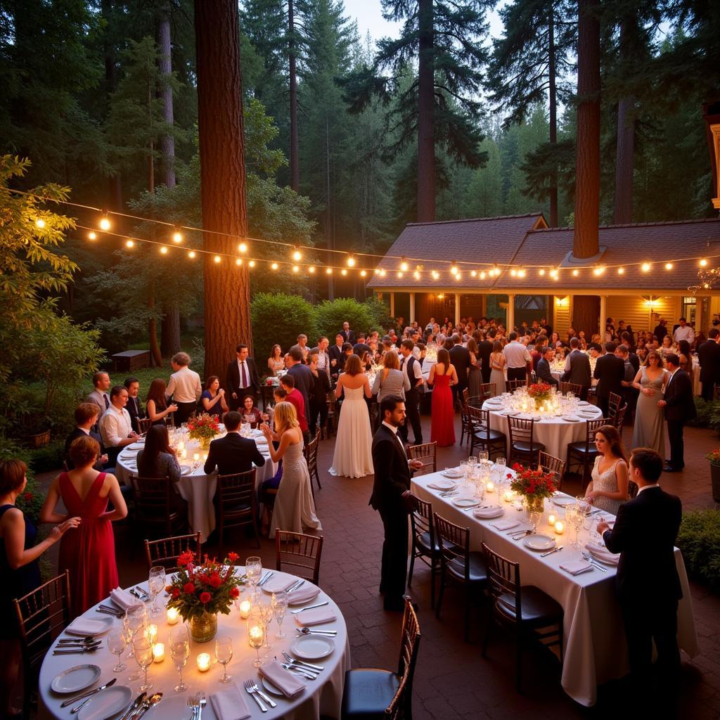 Outdoor Art Club Mill Valley Wedding Reception