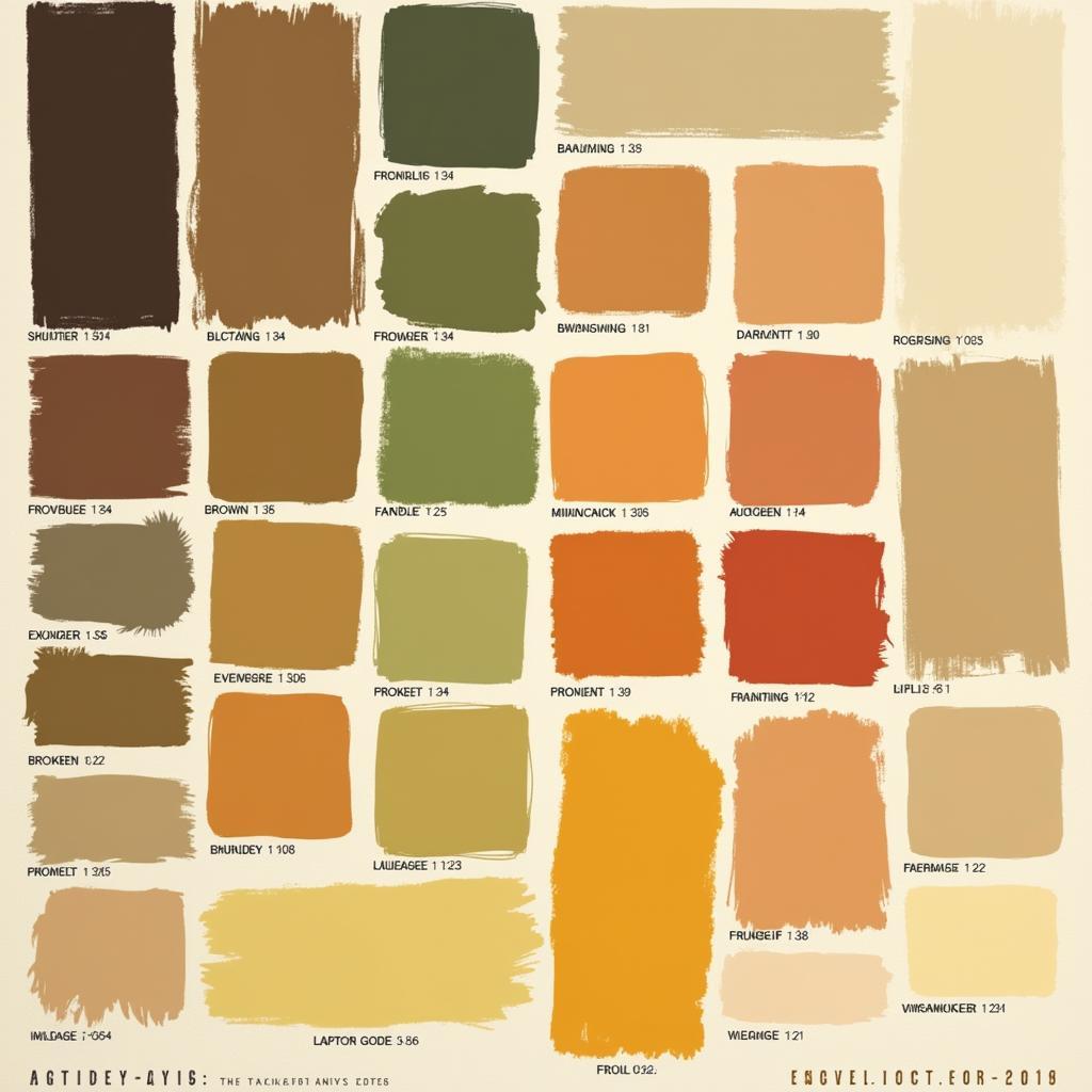 Over the Garden Wall Color Palette