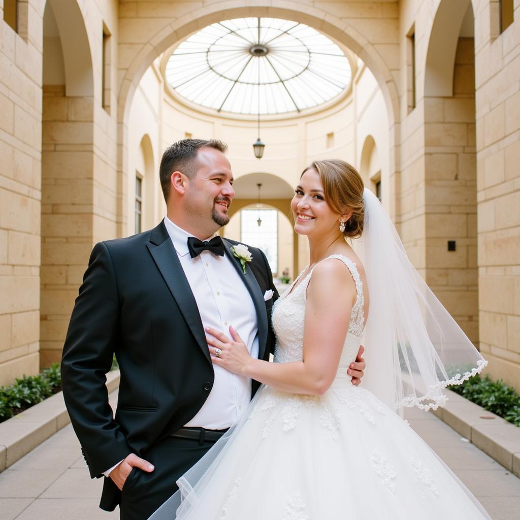 Wedding Photos at the Palace of Fine Arts Rotunda