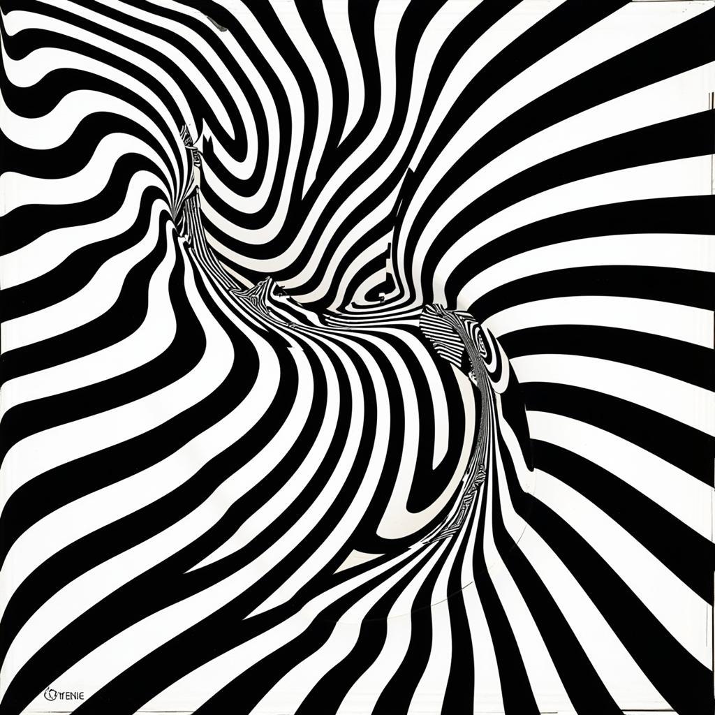 Parallel Lines in Op Art