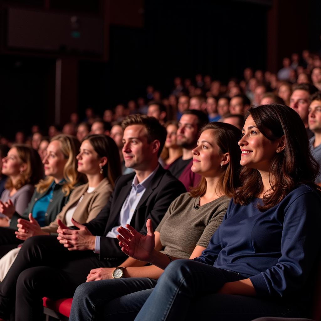 Peg Egan Center Audience Enjoying Performance