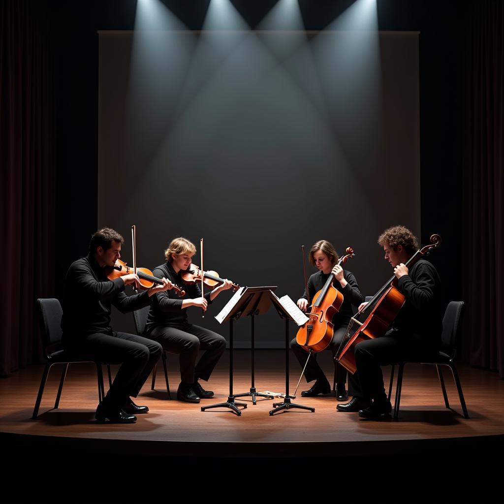 Peter Sculthorpe's String Quartet No. 8: A Live Performance