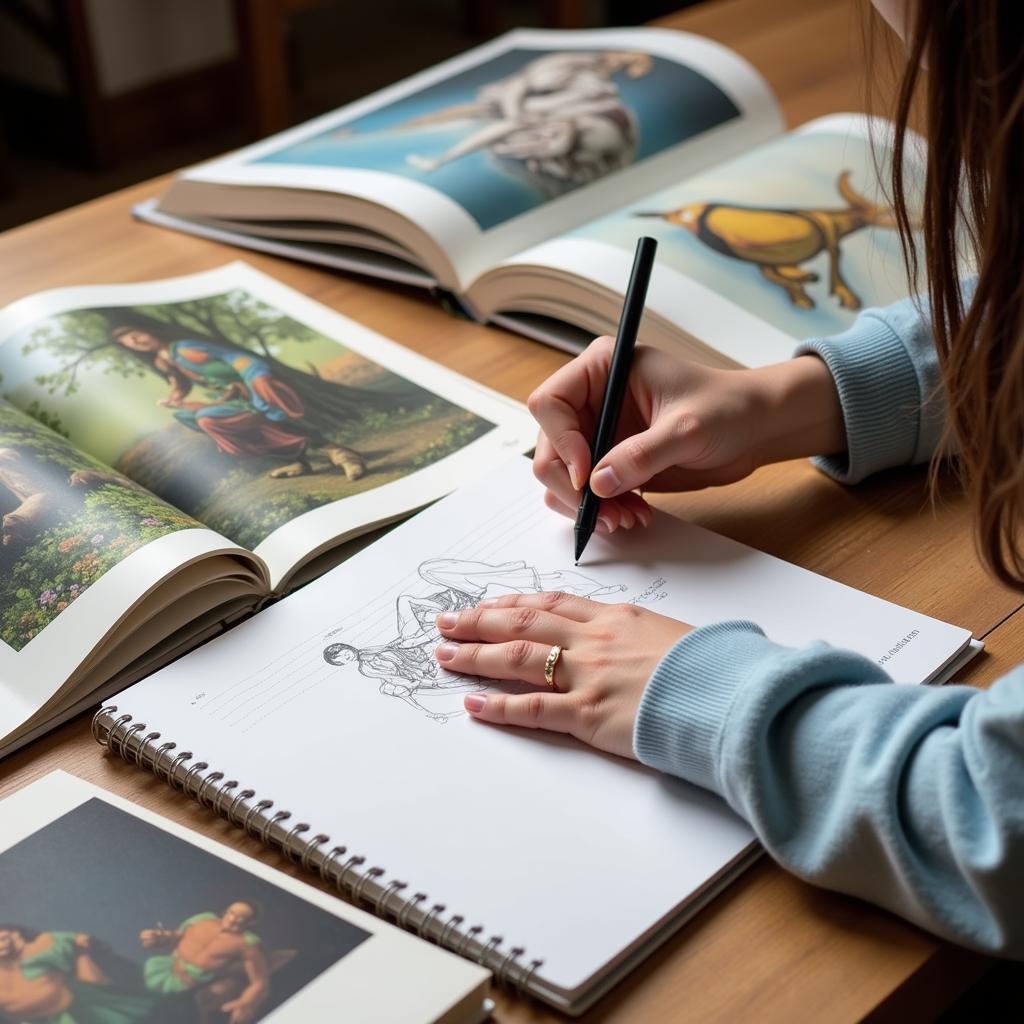 Picture Art Books as a Source of Inspiration