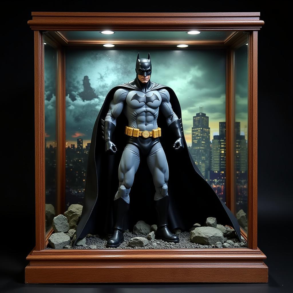 Play Arts Kai Batman Dynamic Pose Display