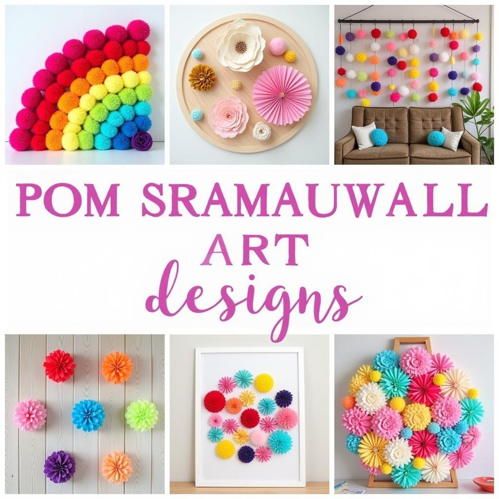 Inspiring Pom Pom Wall Art Designs