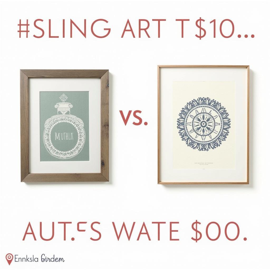 Pottery Barn Dupe Wall Art Comparison