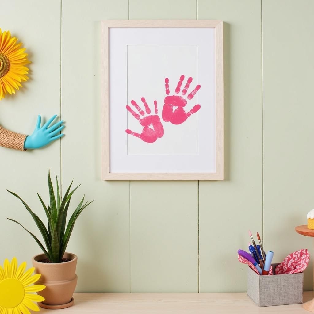 Preserving Summer Handprint Art