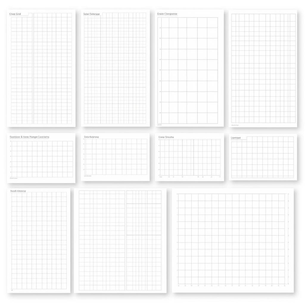 Printable Pixel Art Paper Grid