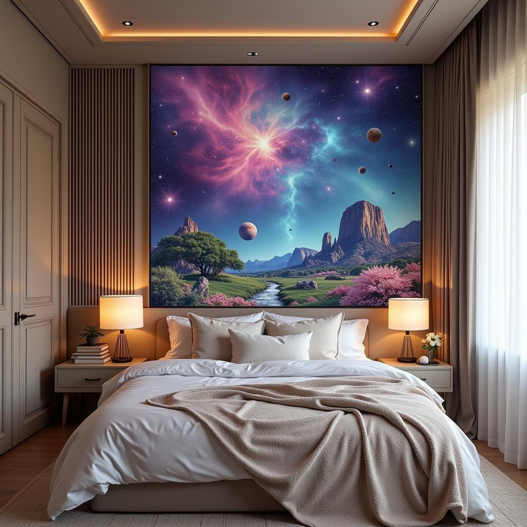 Psychedelic Wall Art for Bedroom Decor