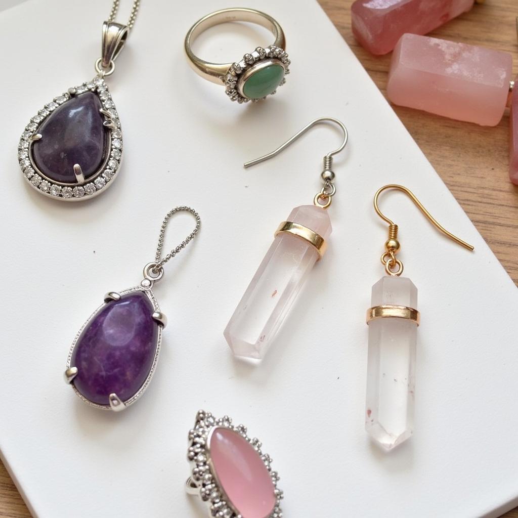 Quartz Jewelry Designs