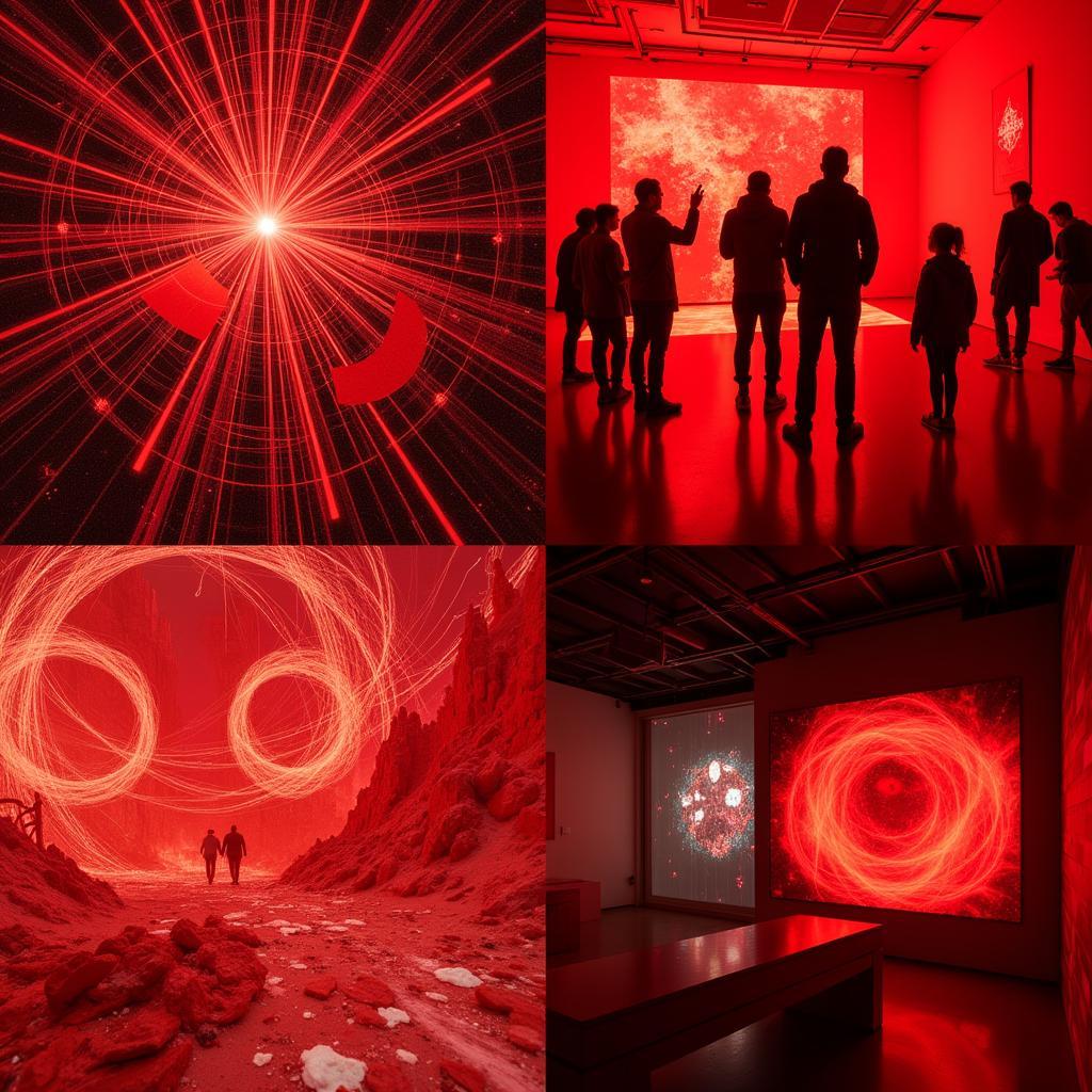 Red Abstract Art in the 21st Century