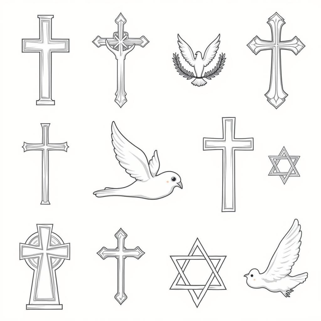 Religious Clip Art for Headstones