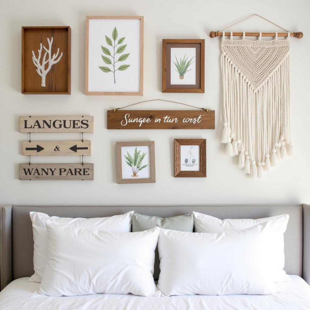 Rustic Coastal Wall Art Ideas for Bedrooms