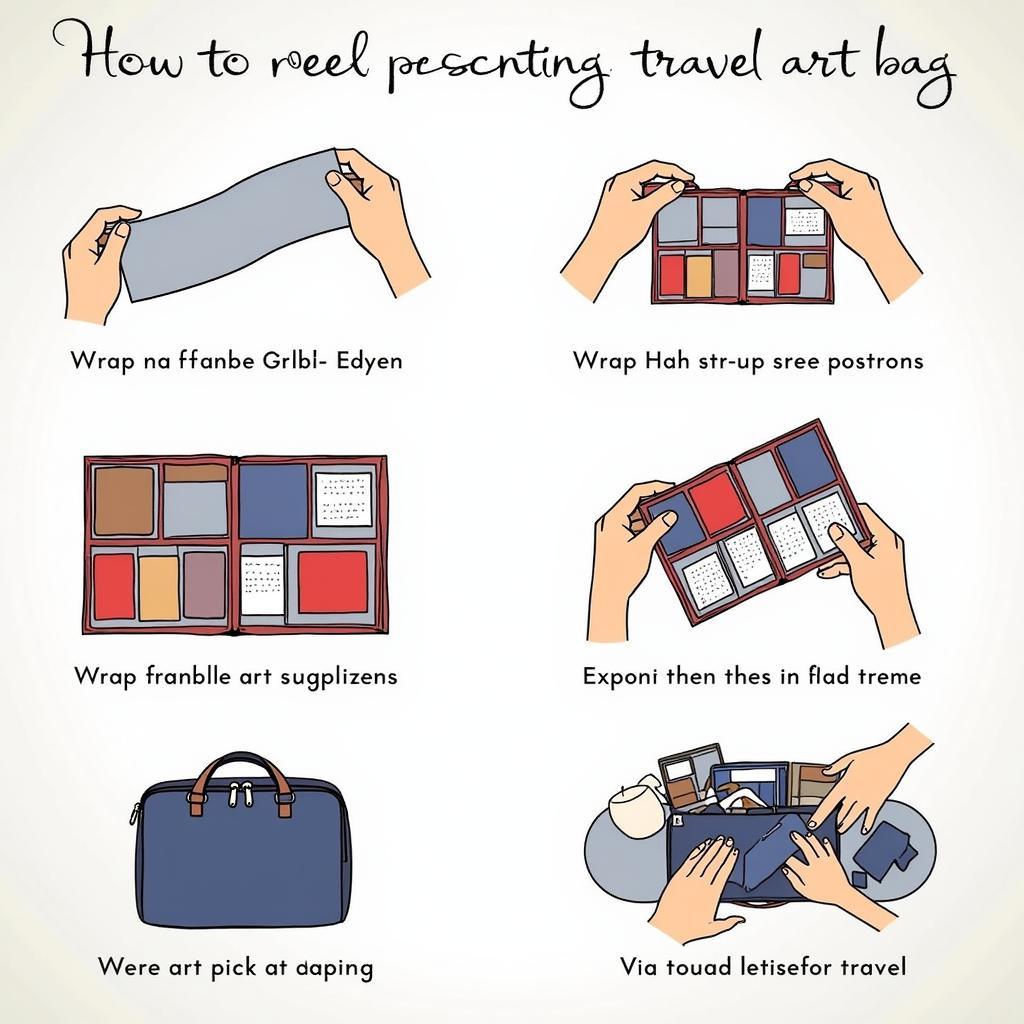 Securely Packing a Travel Art Bag for Travel