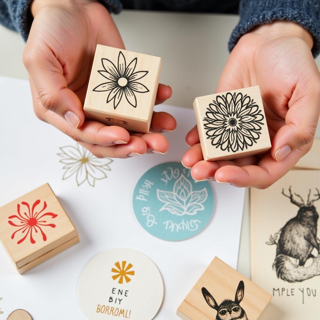 Selecting Art Rubber Stamps for Various Projects