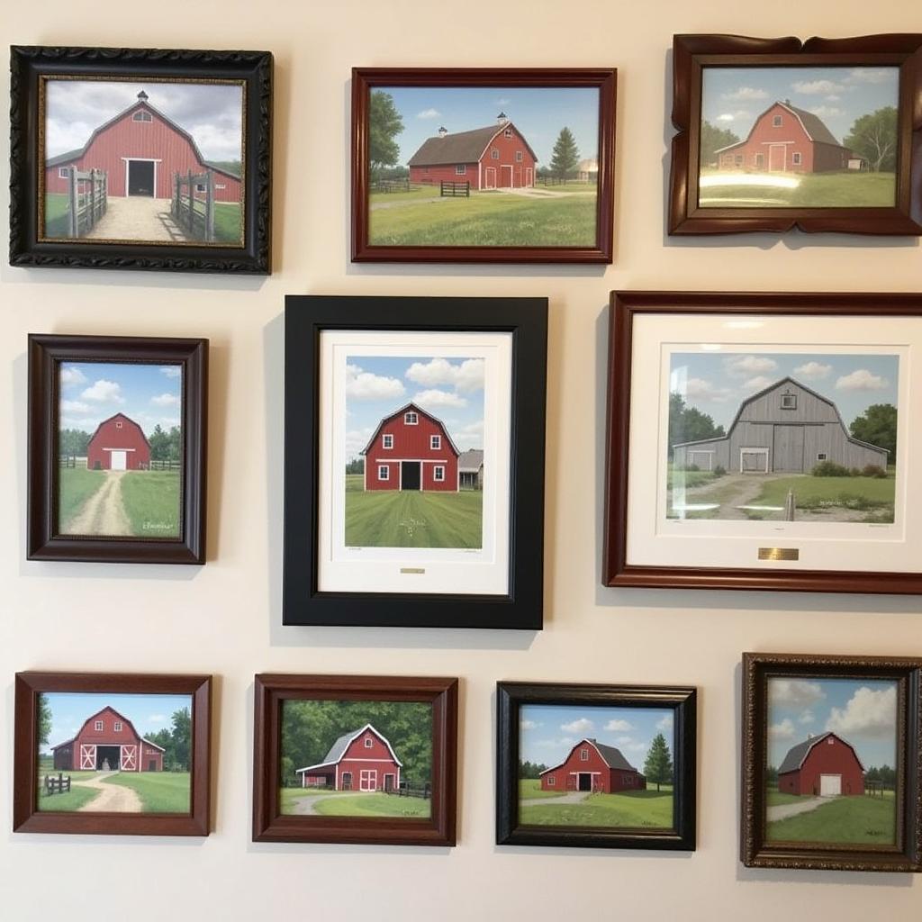 Choosing the right framed barn art involves considering your home decor and personal style.