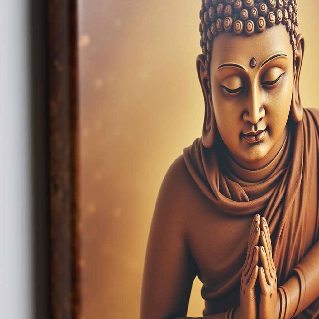 Serene Buddha Canvas Wall Art Depicting Meditation and Peace