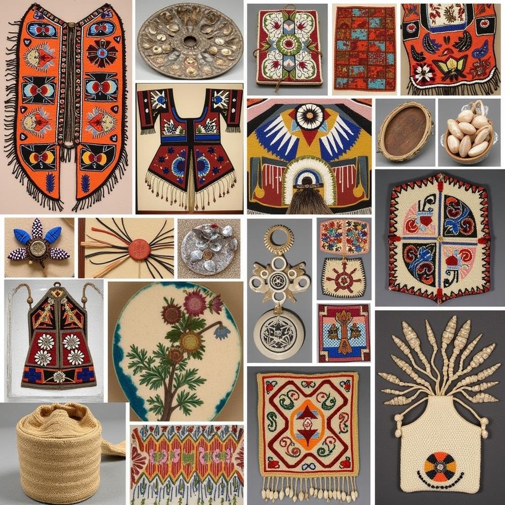 Historical Shawnee Beadwork Examples