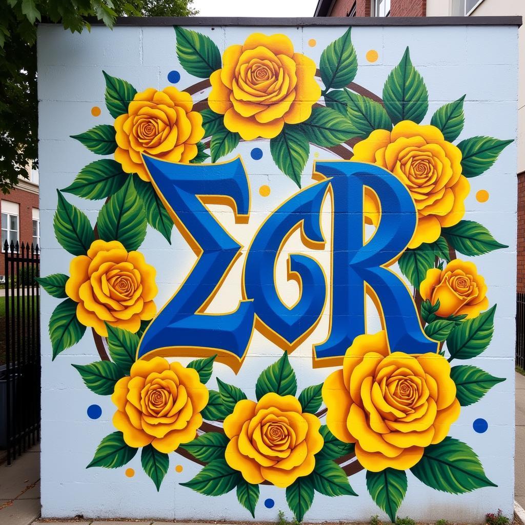 Sigma Gamma Rho Mural Art