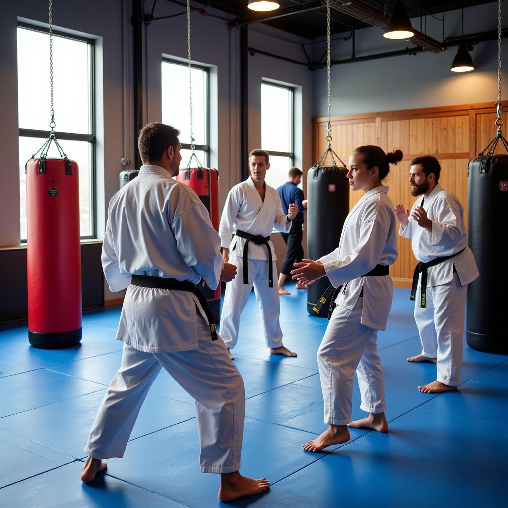 Sioux City Martial Arts Training Scene