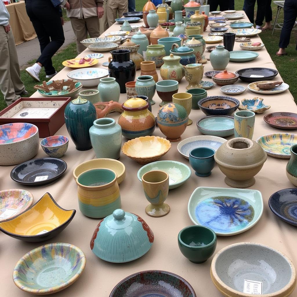 Pottery Display at Skippack Days