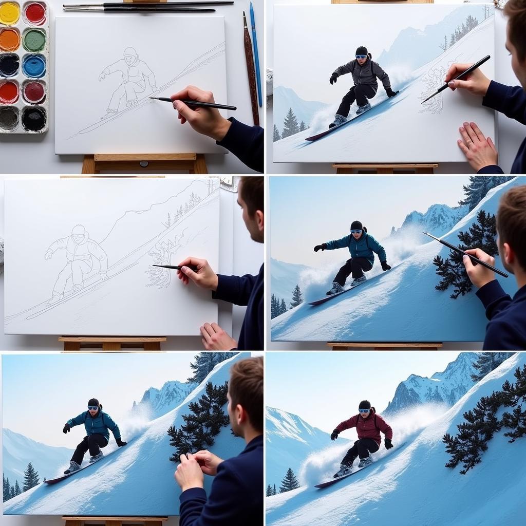 The Creation Process of Snowboard Art: From Inspiration to Final Piece