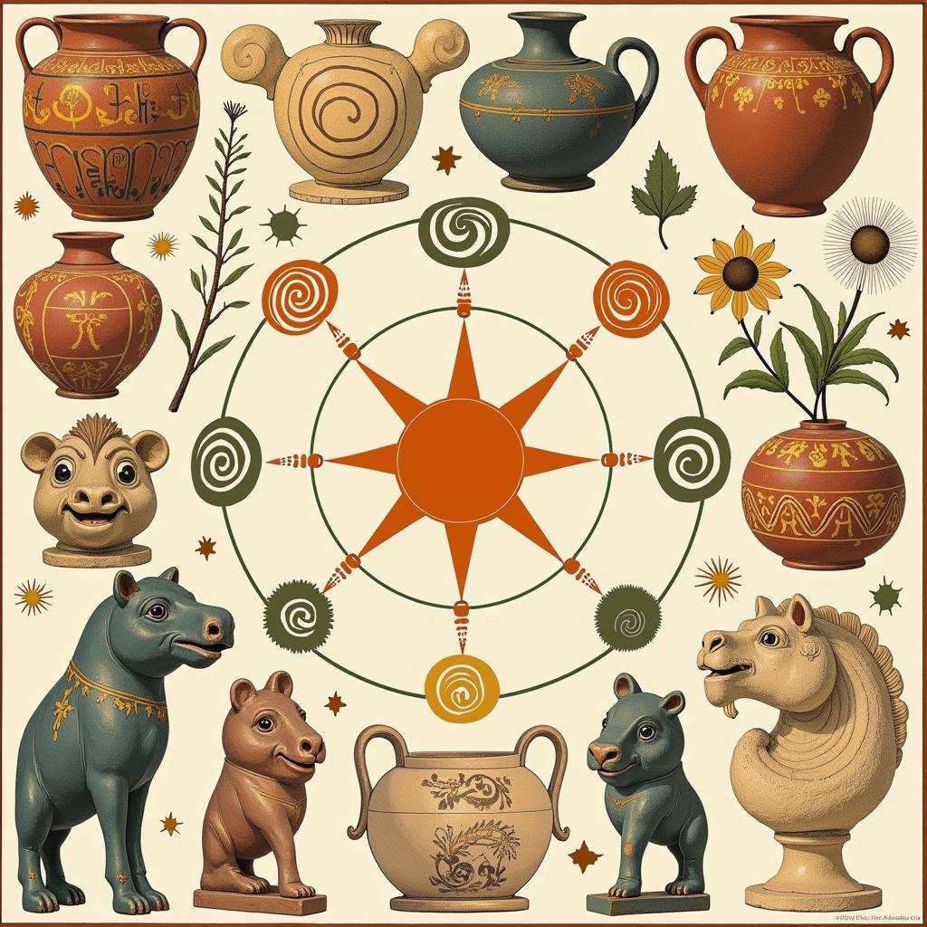 Ancient Spring Equinox Art Depictions