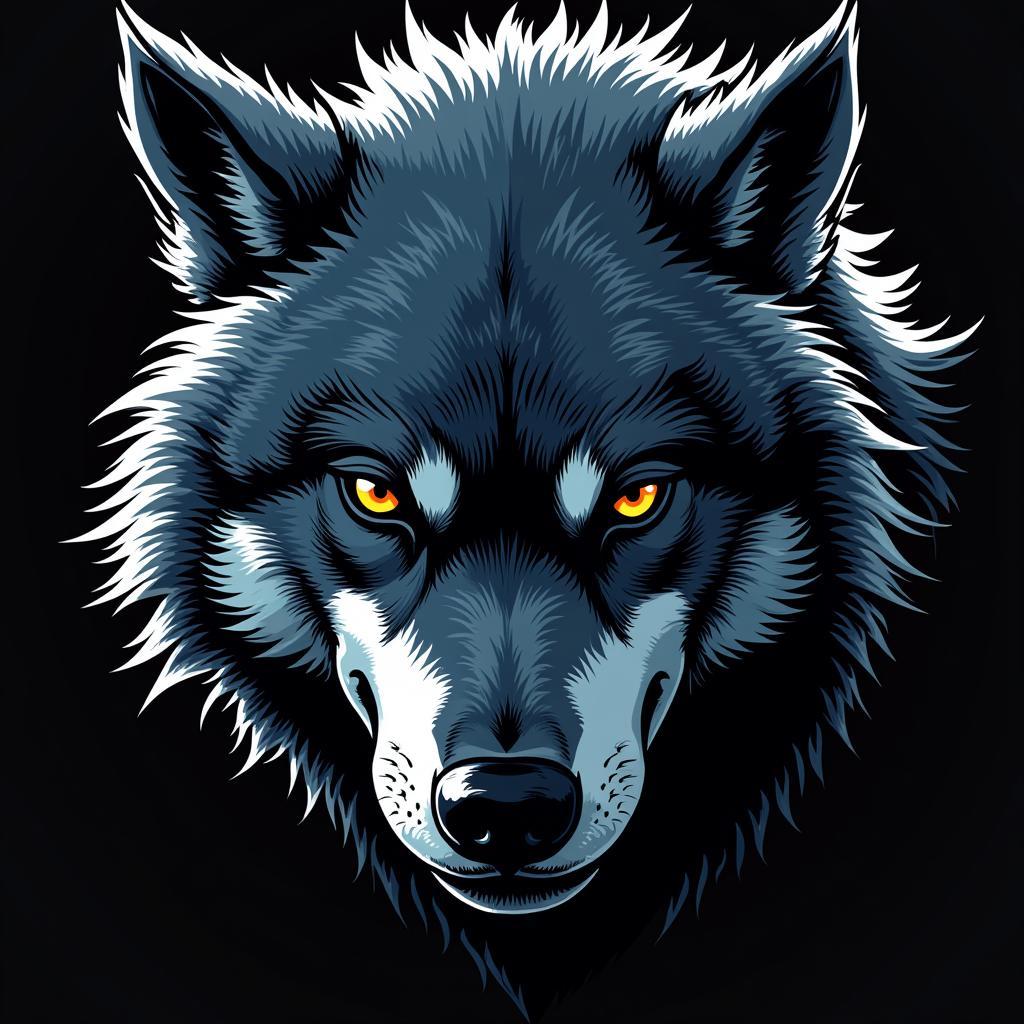 Stylized Werewolf Portrait