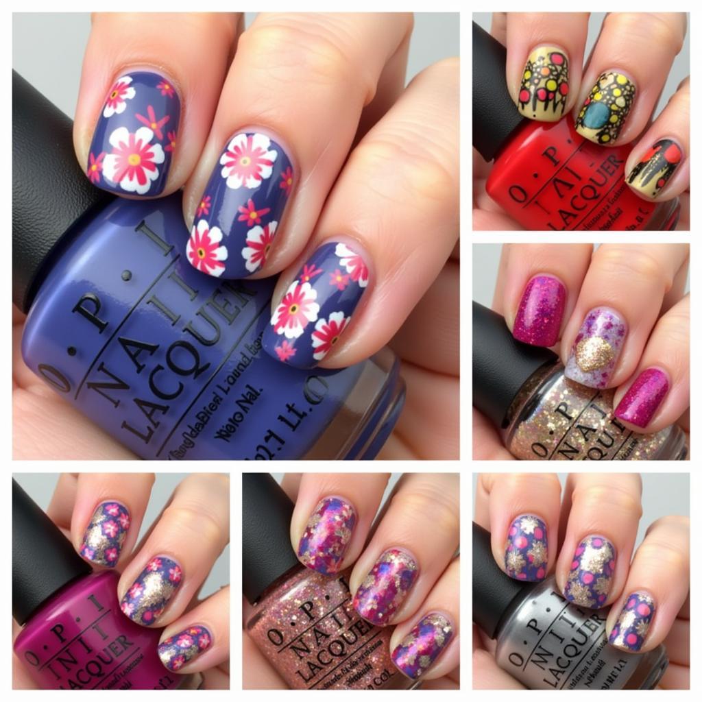 Suzi's Shoes OPI Nail Art Inspiration