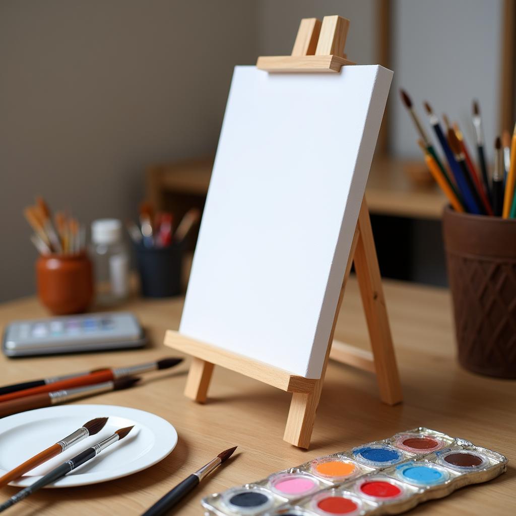 Tabletop Art Easel for Small Canvases