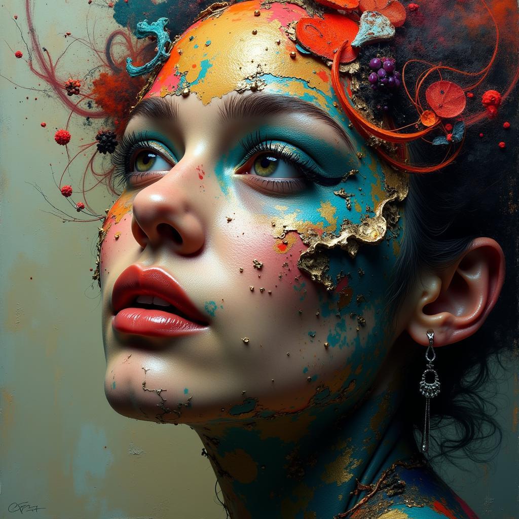 Surreal Digital Portrait by Taylor Manoles