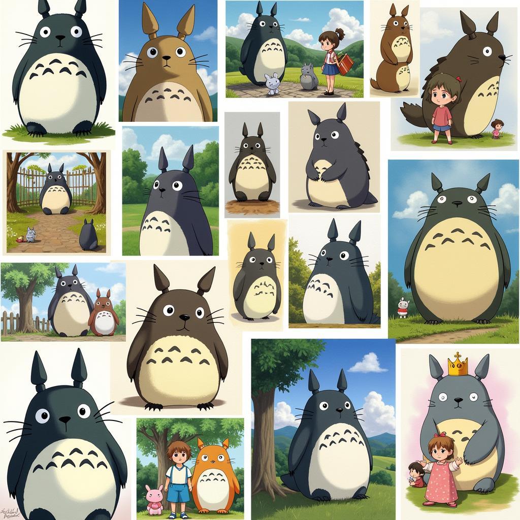 Totoro Fan Art Examples