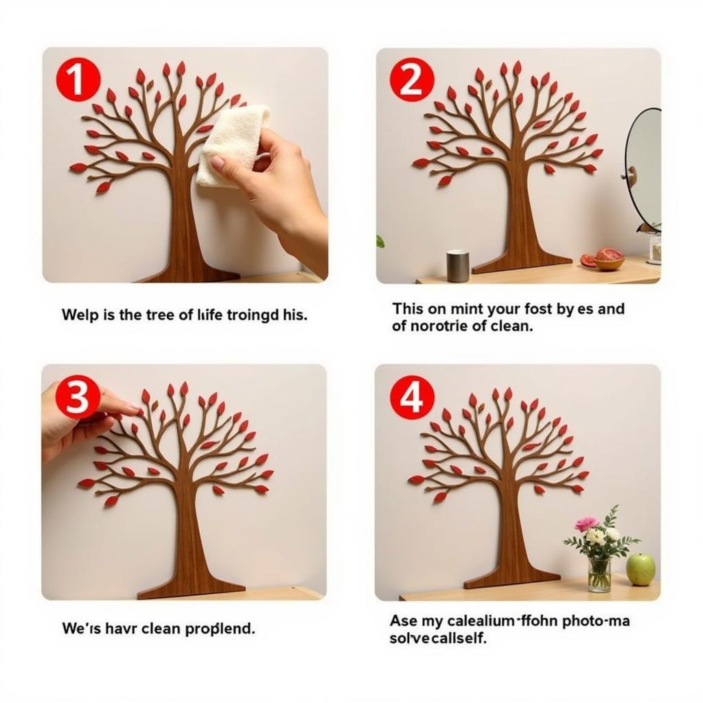 Caring for Your Wooden Tree of Life Wall Art