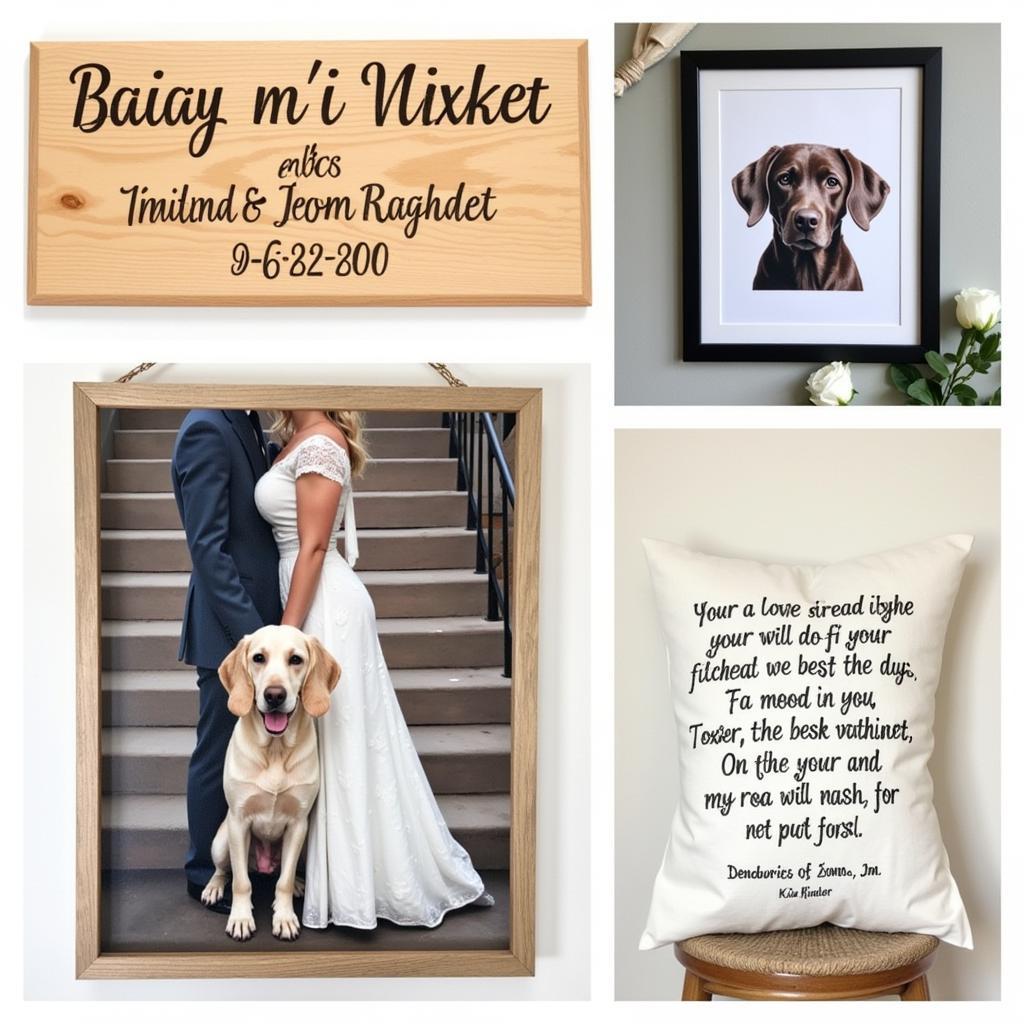 Unique Custom Wedding Art Gifts