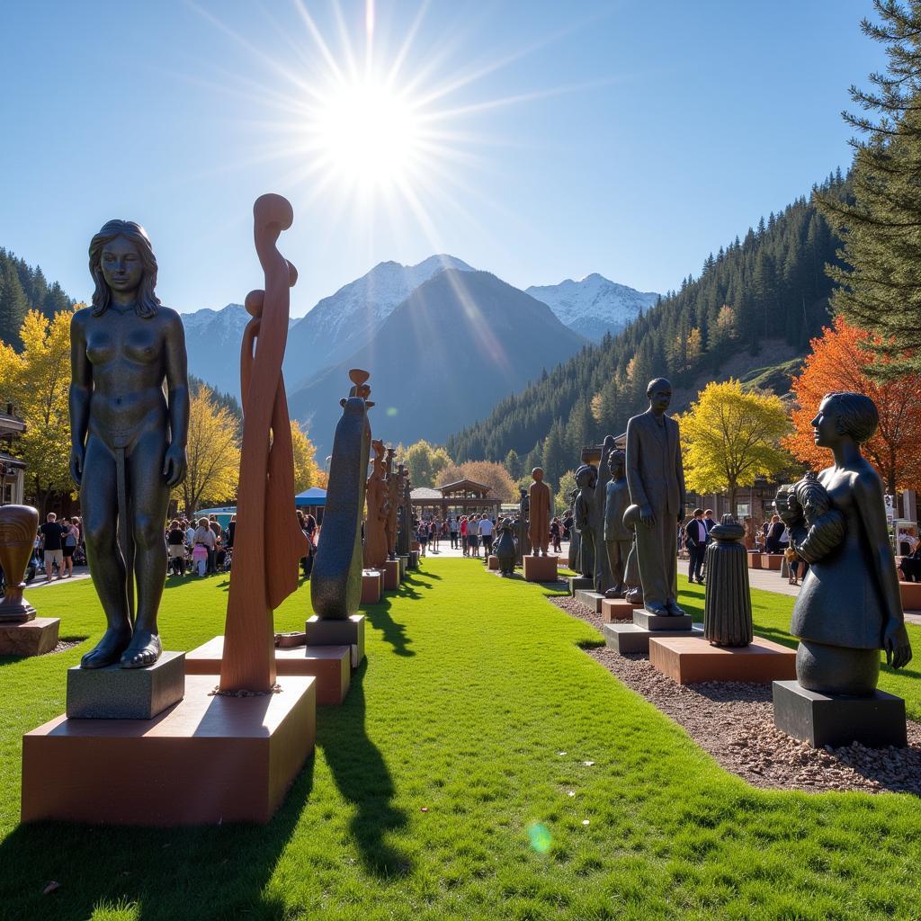 Outdoor Sculpture Exhibition at Vail Arts Festival