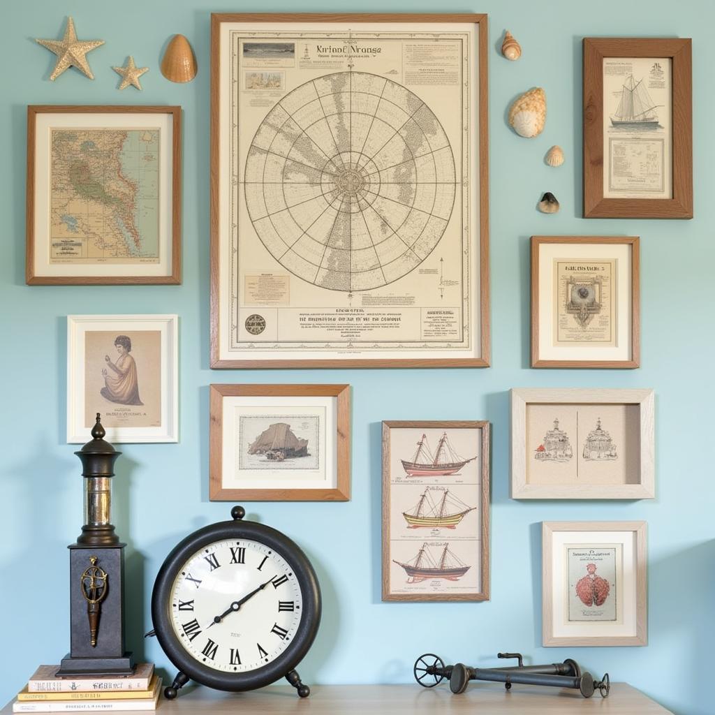 Vintage Maritime Boating Wall Art Collection