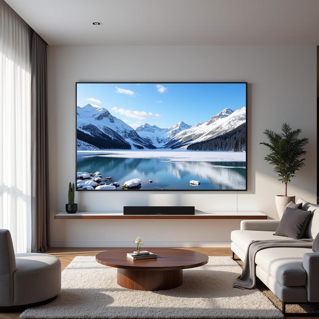 Snowy Winter Landscape on Samsung Frame TV