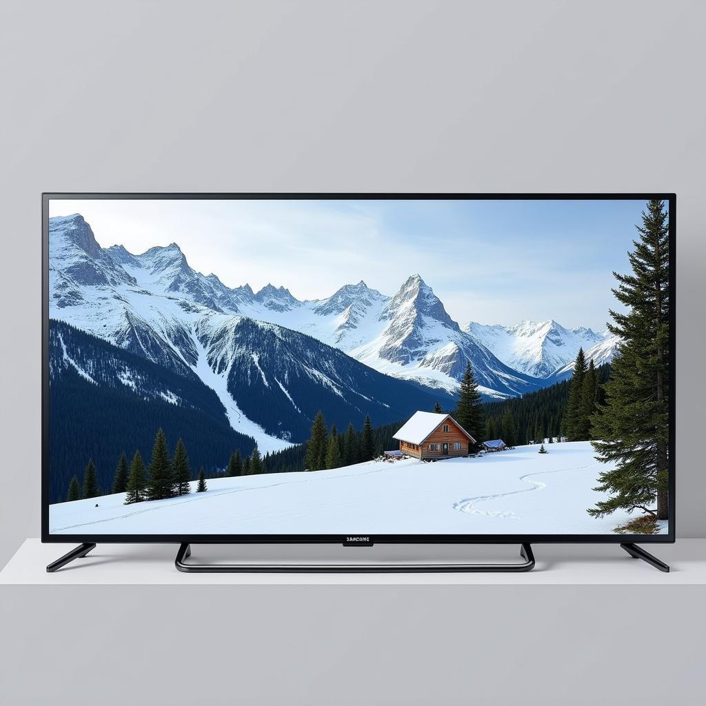 Winter Wonderland on Samsung Frame TV: Snowy Landscape