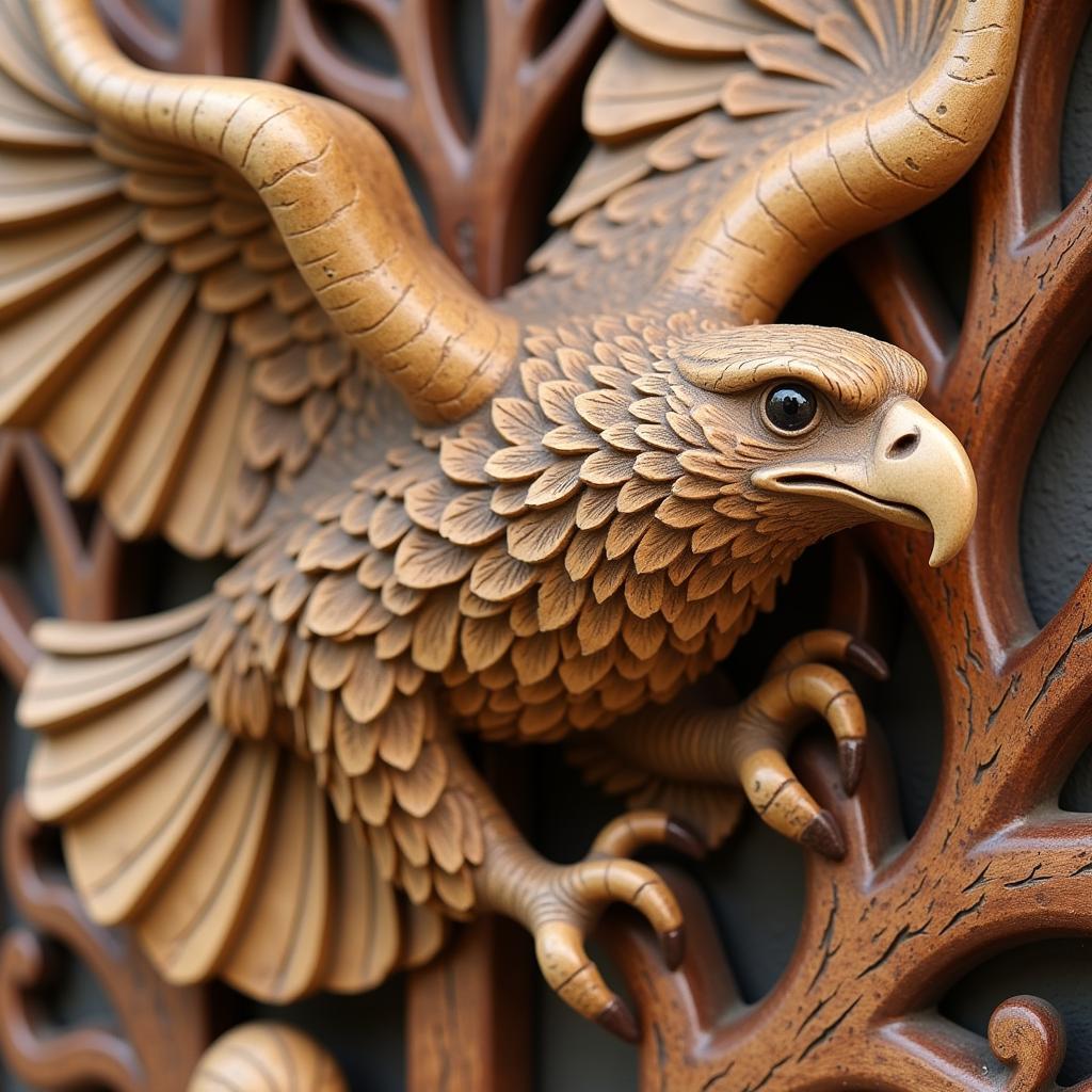 Wooden Eagle Wall Art: A Symbol of Freedom and Strength