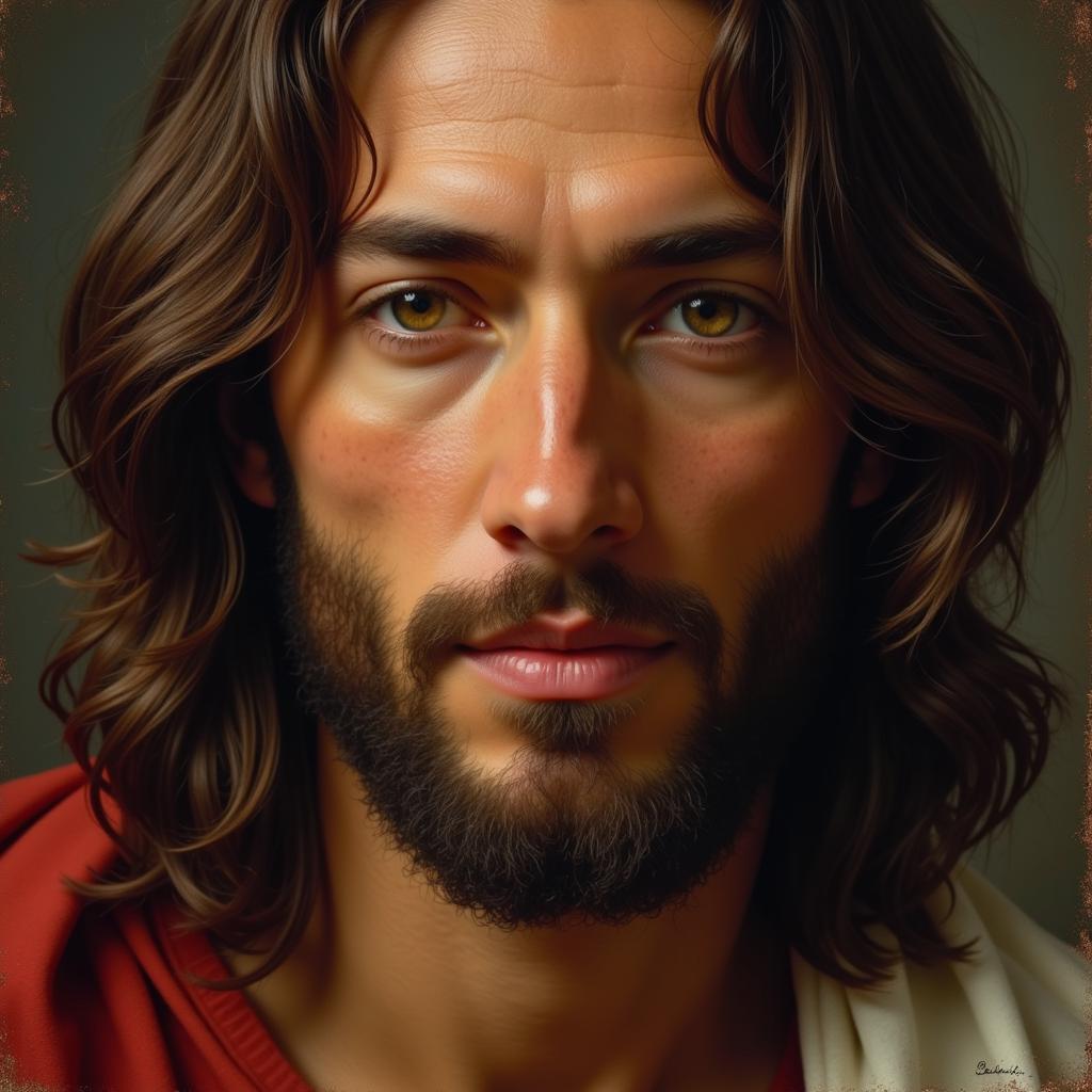 Yongsung Kim's portrait of Jesus Christ